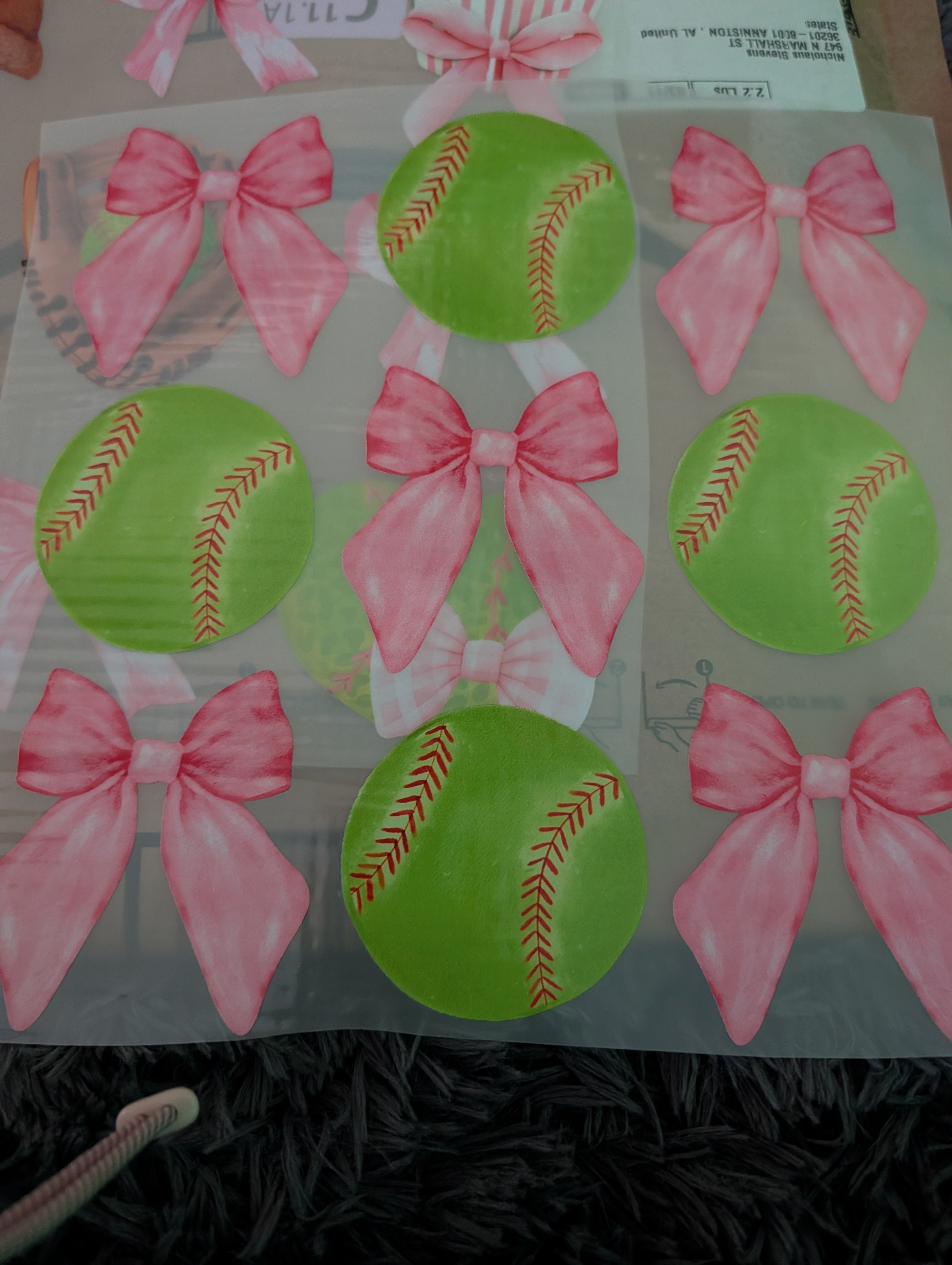 Softballs and bows