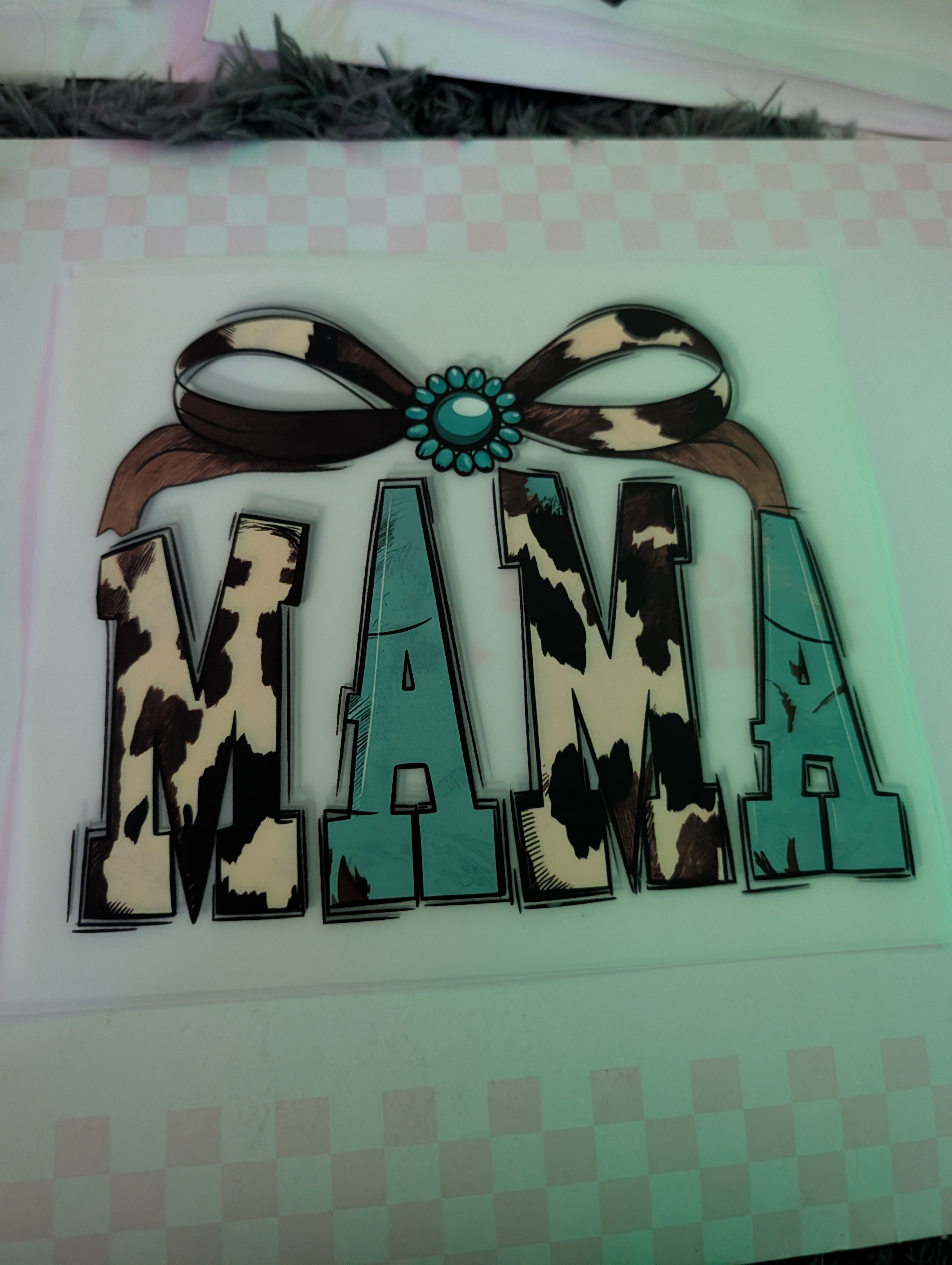 Mama cow print