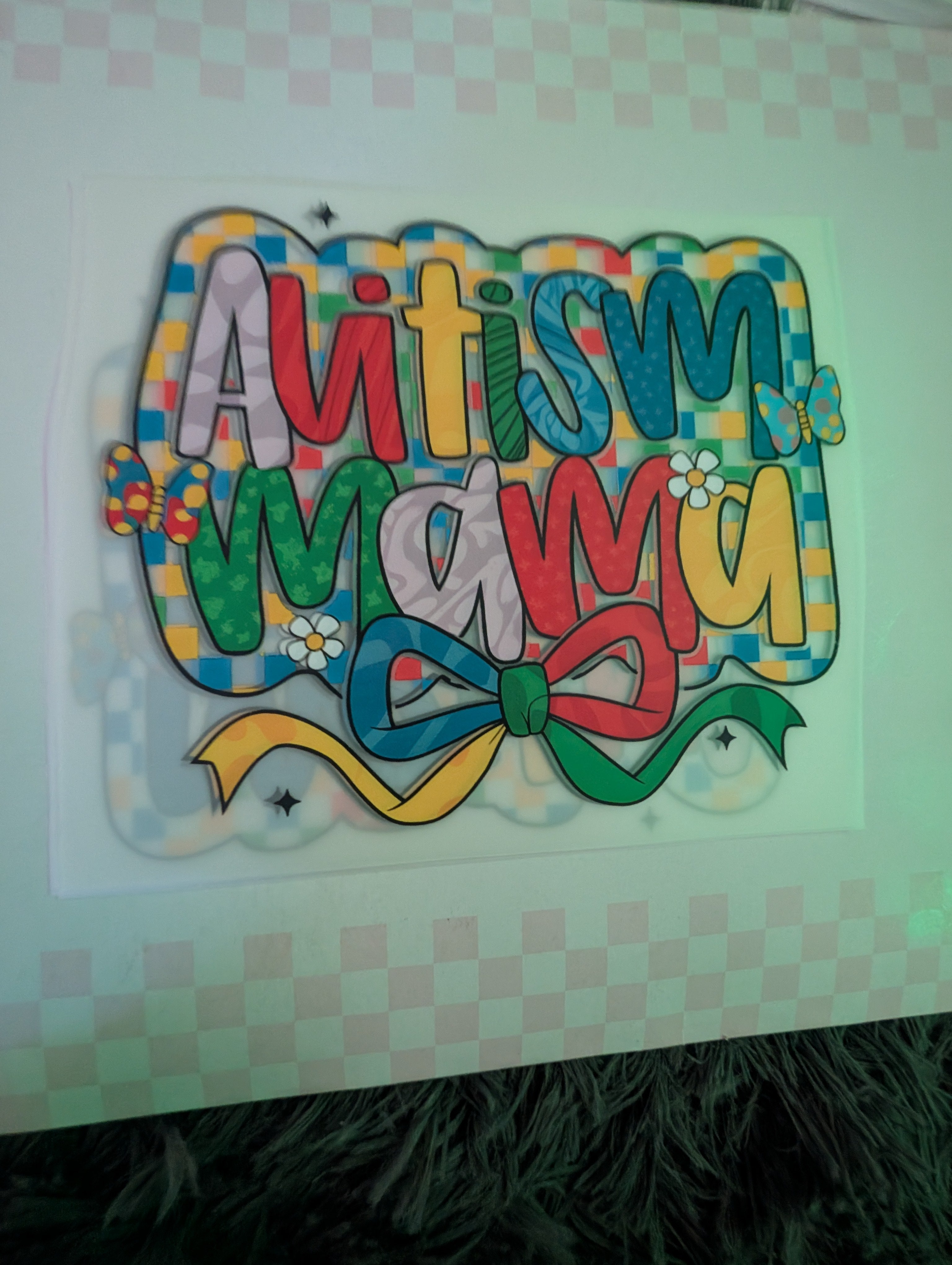 Colorful autism mama